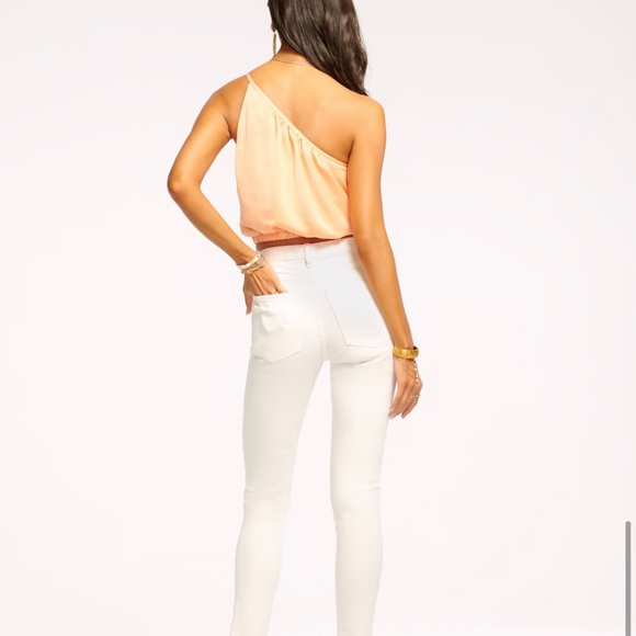 Ramy Brook Helena High rise skinny Ivory 29 - Picture 4 of 4